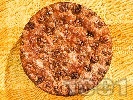 Рецепта Козуначен кейк (кекс, сладкиш) с орехи (с мая)